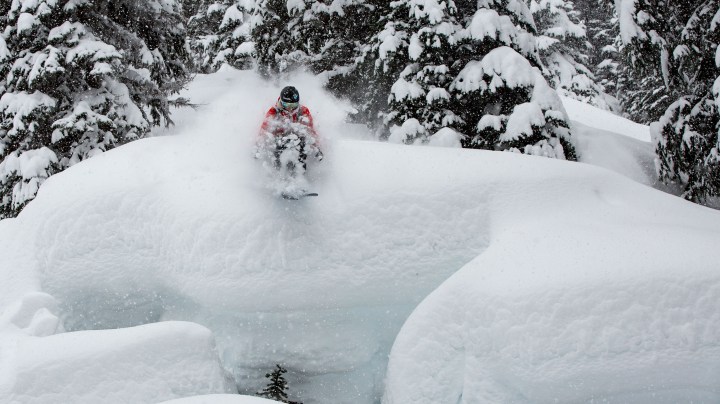 Skifahren im Großformat
