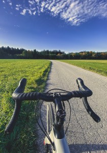Ausblick von Gravelbike